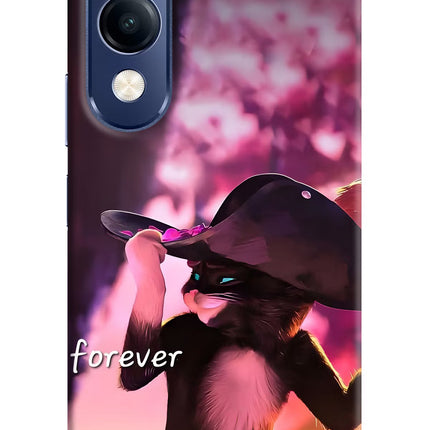 Forever Cat Vivo T4 Lite 5G Hard Case Back Cover by Casekaro