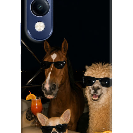 Party Squad Vivo T4 Lite 5G Hard Case Back Cover by Casekaro