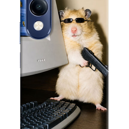 Hacker Hamster Vivo T4 Lite 5G Hard Case Back Cover by Casekaro