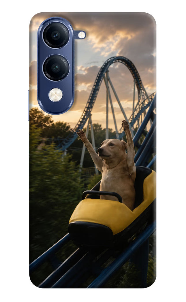 Rollercoaster Dog Vivo T4 Lite 5G Hard Case Back Cover by Casekaro