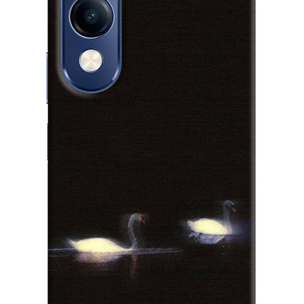 Silent Swans Vivo T4 Lite 5G Hard Case Back Cover by Casekaro