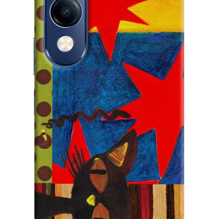 Pop Cat Vivo T4 Lite 5G Hard Case Back Cover by Casekaro