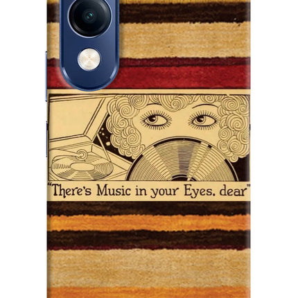 Vinyl Stripes Vivo T4 Lite 5G Hard Case Back Cover by Casekaro