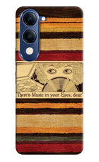 Vinyl Stripes Vivo T4 Lite 5G Hard Case Back Cover by Casekaro