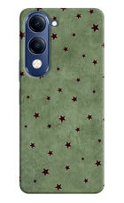 Green Stars Vivo T4 Lite 5G Hard Case Back Cover by Casekaro