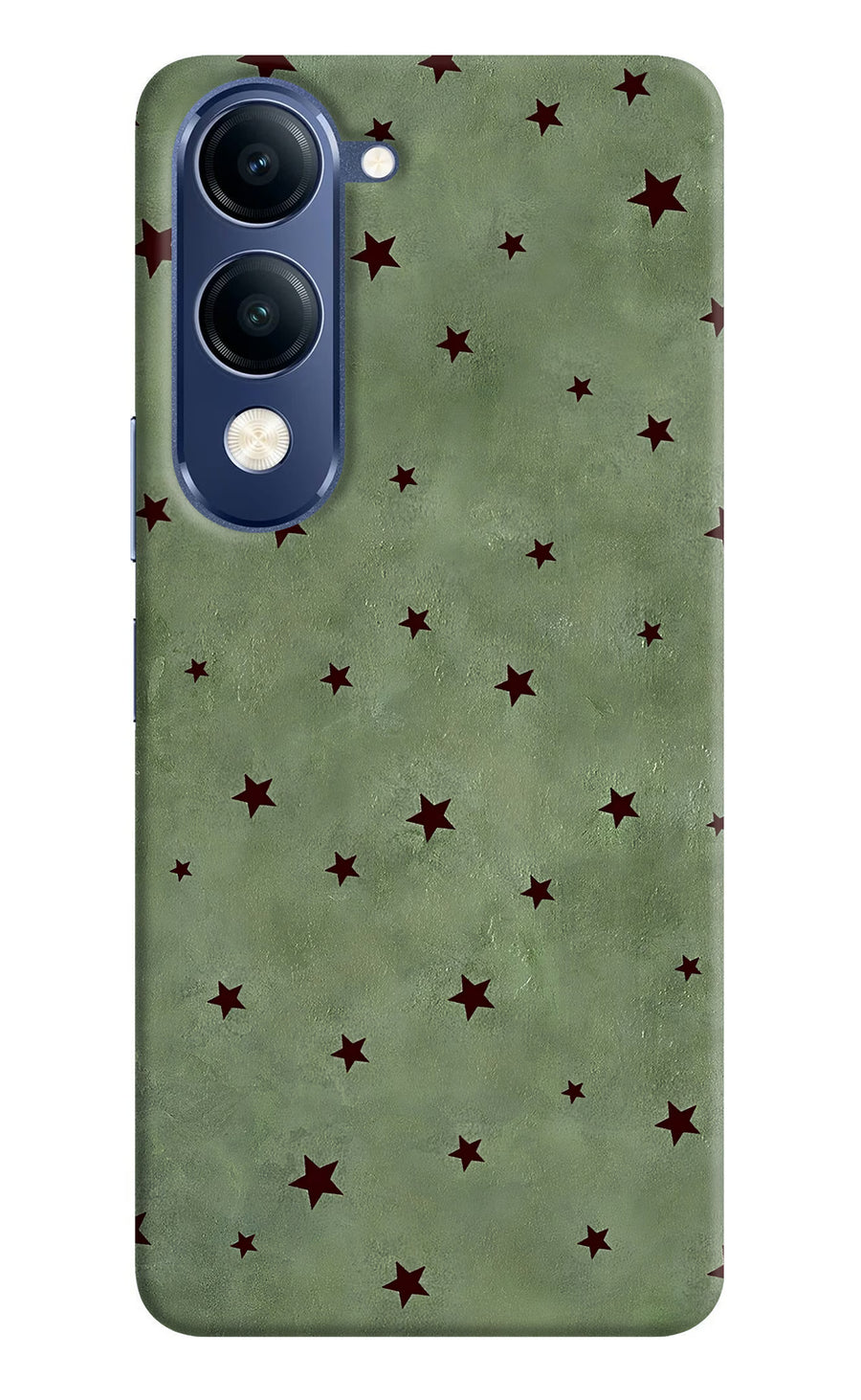 Green Stars Vivo T4 Lite 5G Back Cover, Hard case