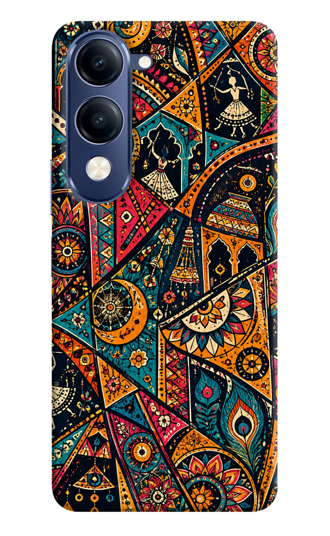 Folk Print Vivo T4 Lite 5G Hard Case Back Cover by Casekaro