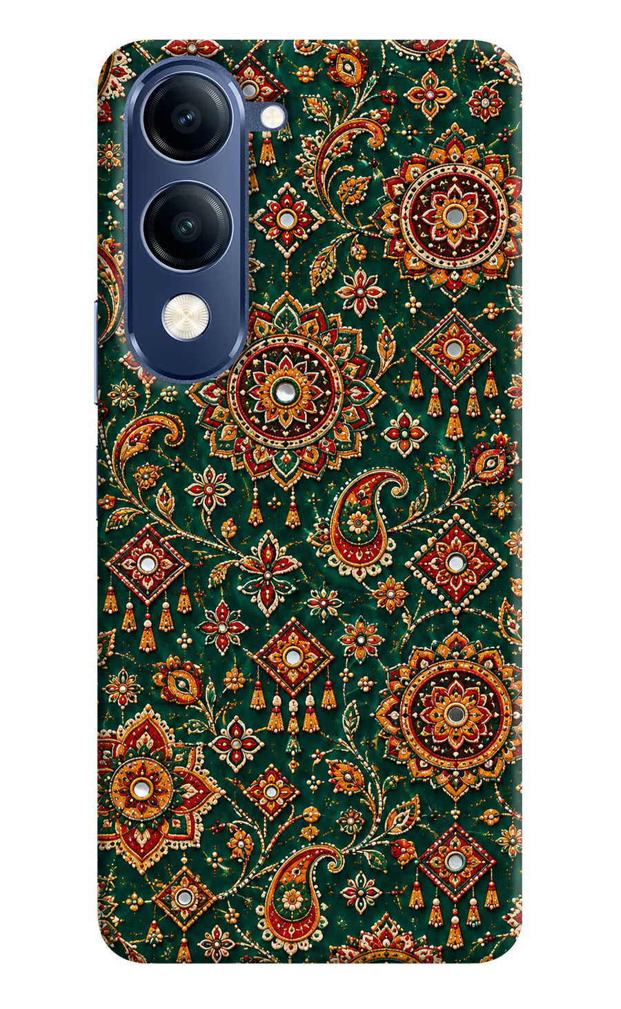 Green Pataka Vivo T4 Lite 5G Back Cover, Hard case