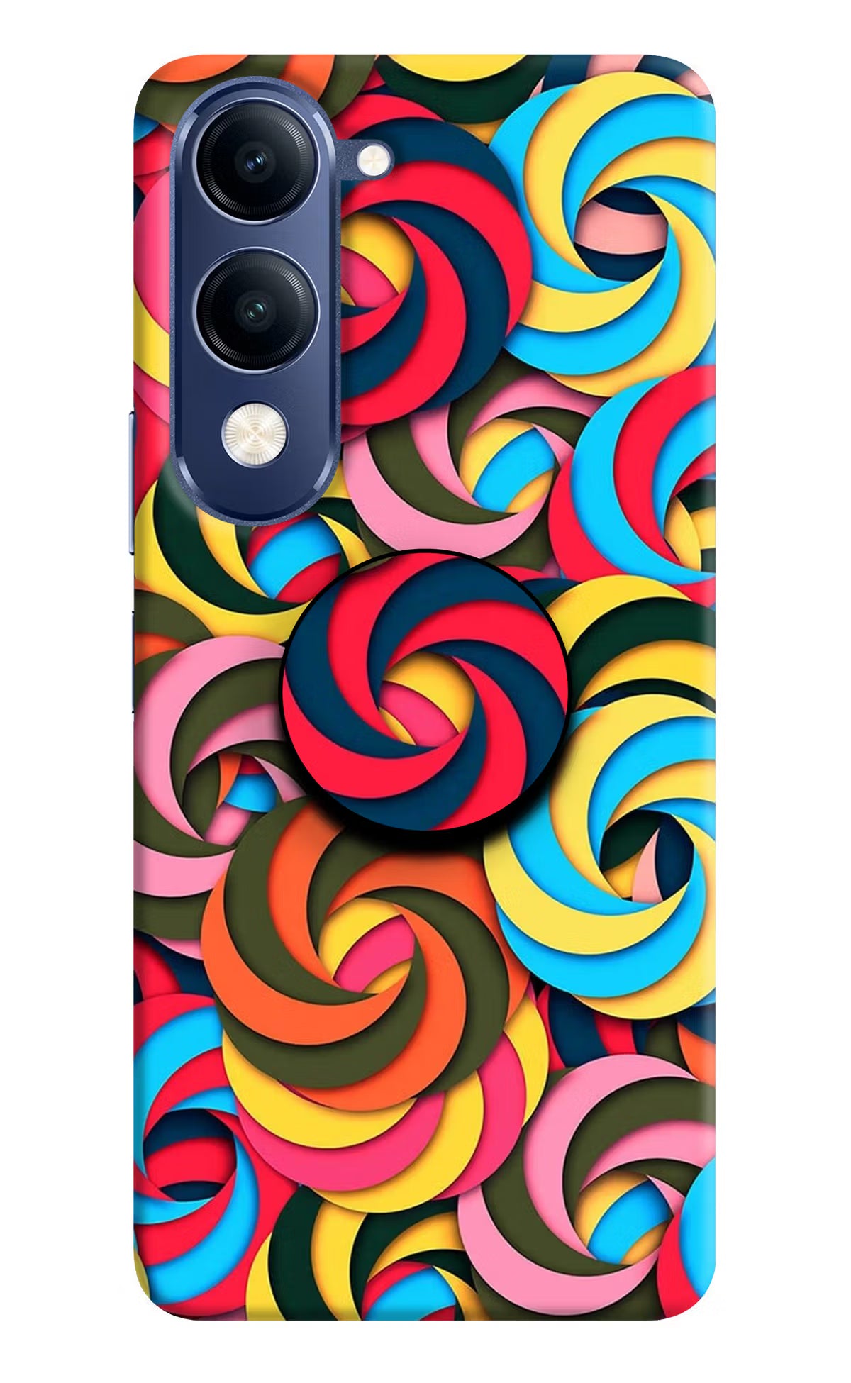 Spiral Pattern Vivo T4 Lite 5G Pop Case