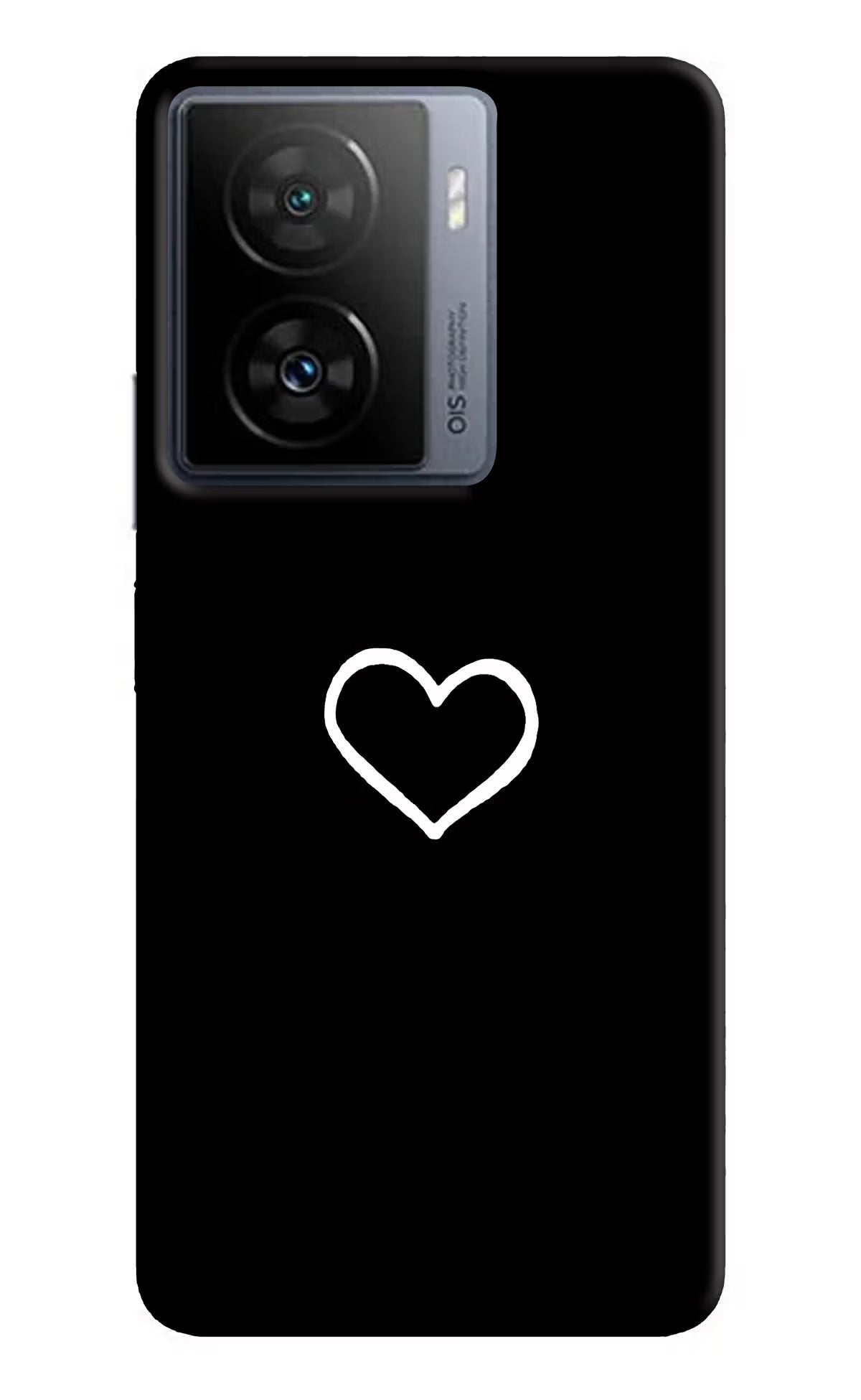 Heart iQOO Z7s 5G Back Cover