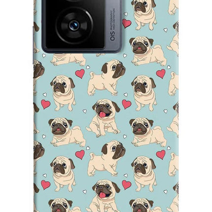 Pug Dog iQOO Z7s 5G Hard Case Back Cover by Casekaro