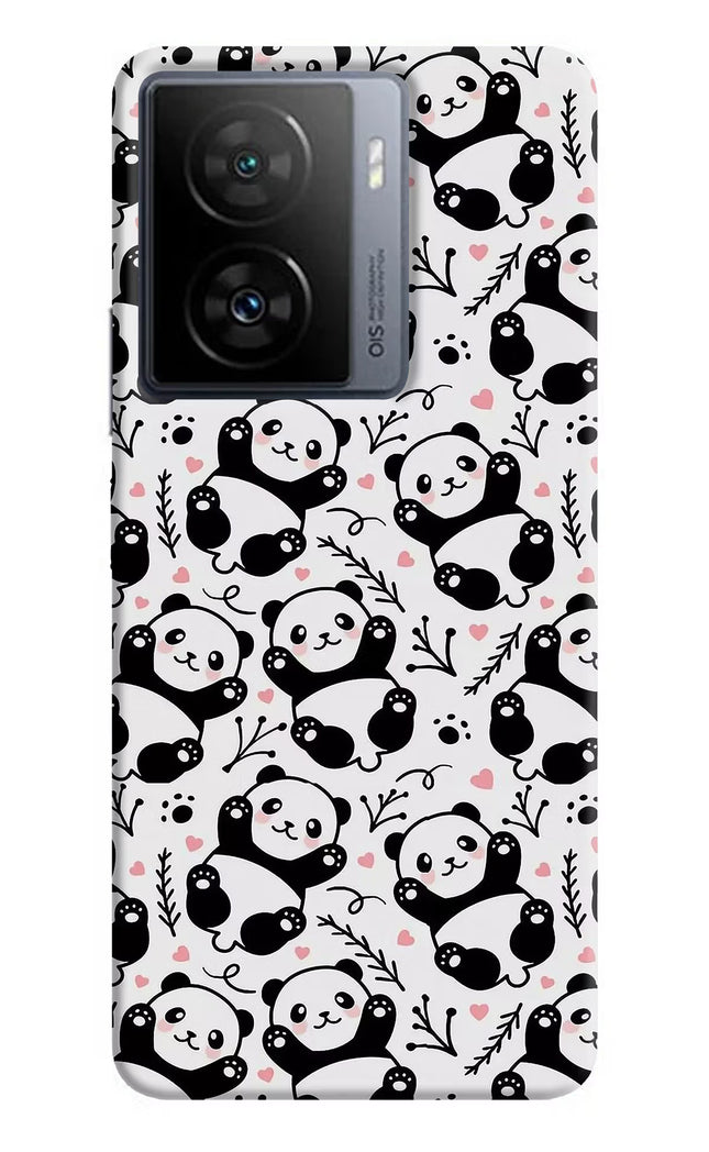 Cute Panda iQOO Z7s 5G Hard Case Back Cover by Casekaro