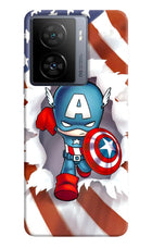 Captain America iQOO Z7s 5G Hard Case Back Cover by Casekaro