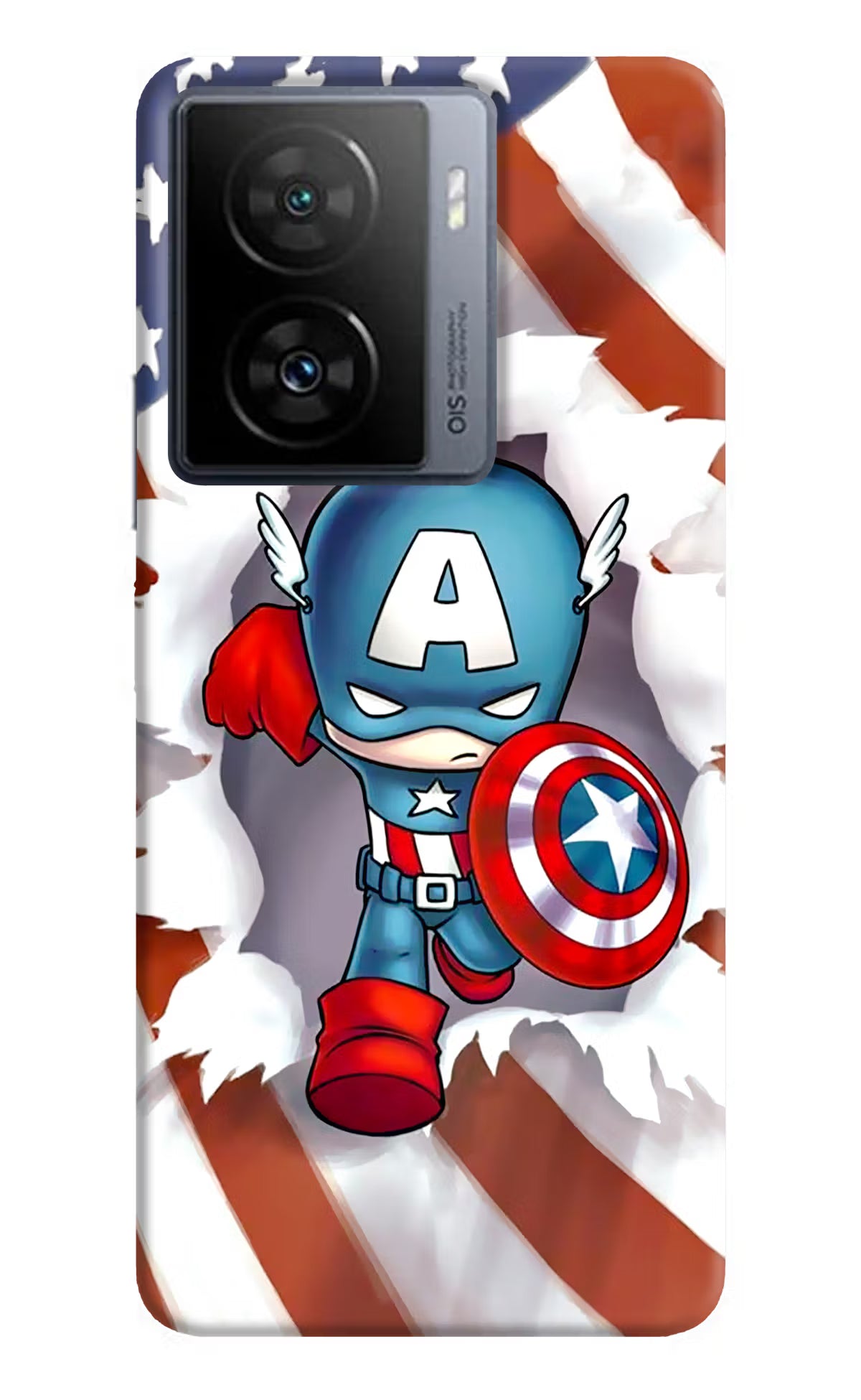 Captain America iQOO Z7s 5G Back Cover