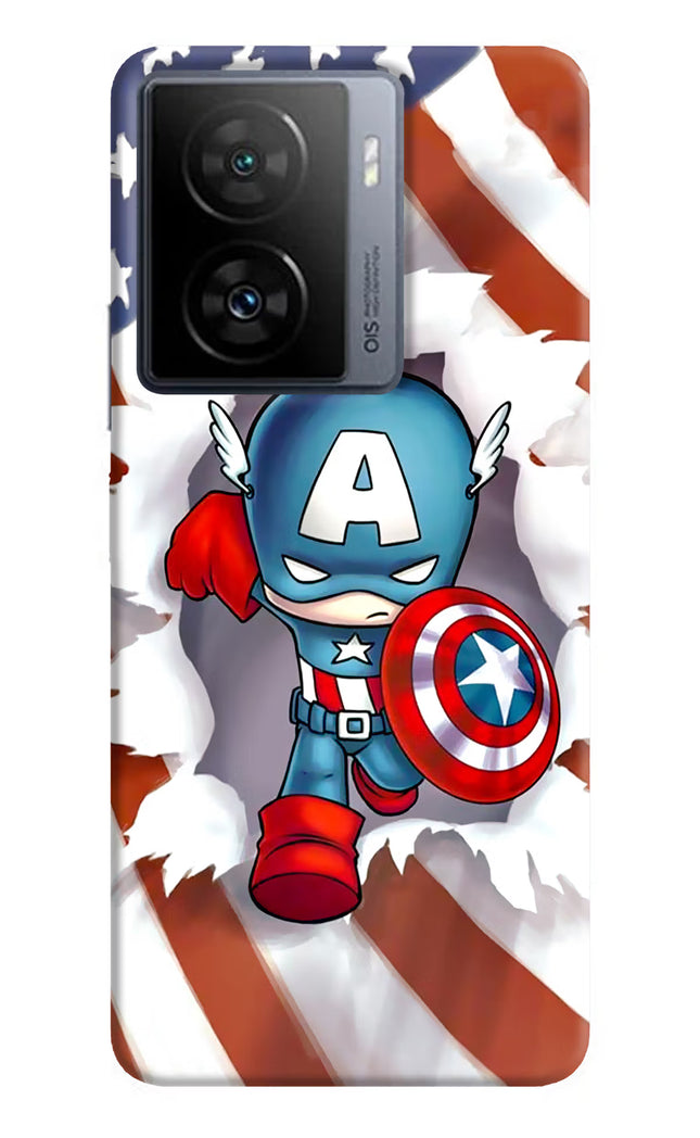 Captain America iQOO Z7s 5G Hard Case Back Cover by Casekaro