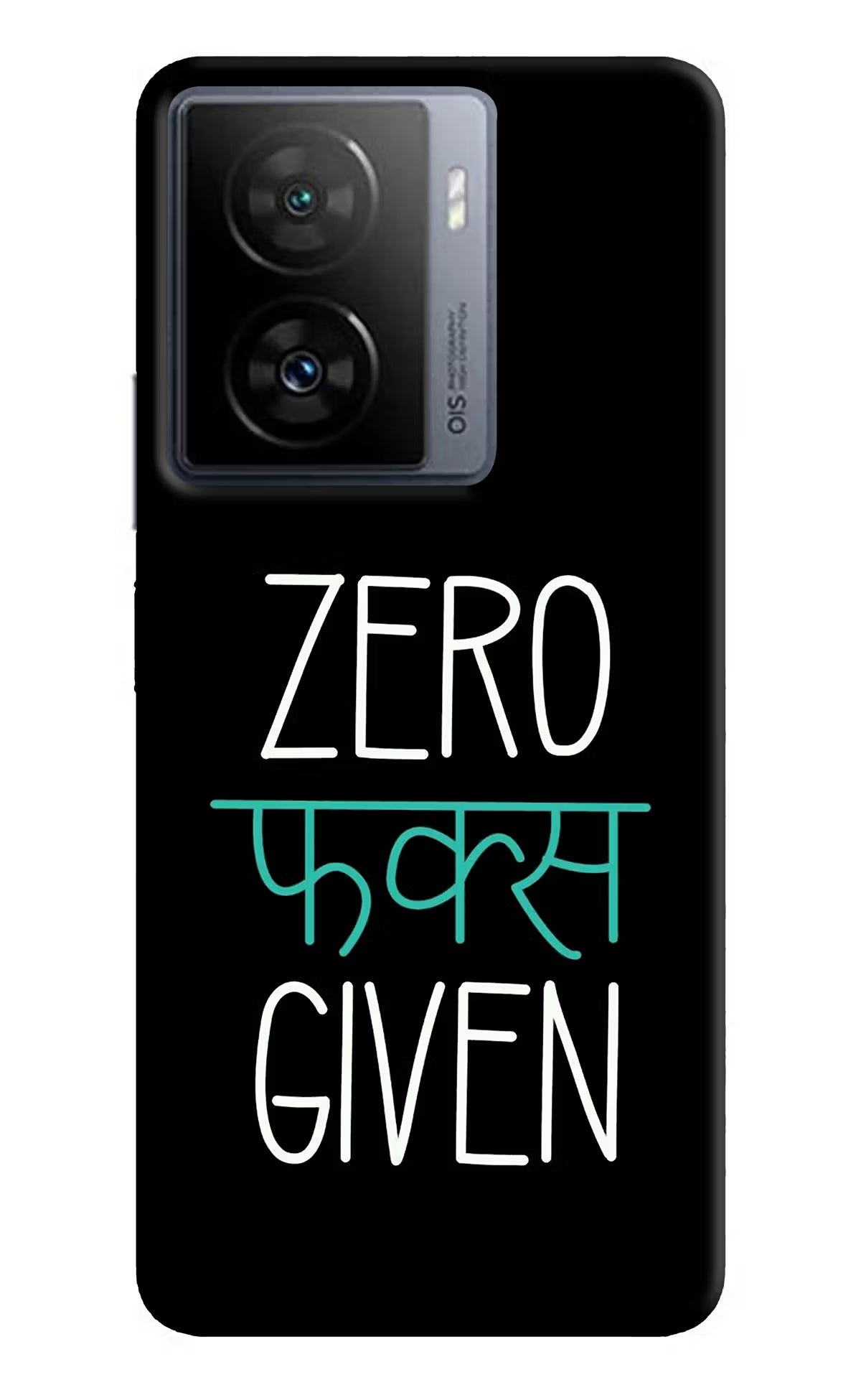 Zero Fucks Given iQOO Z7s 5G Back Cover