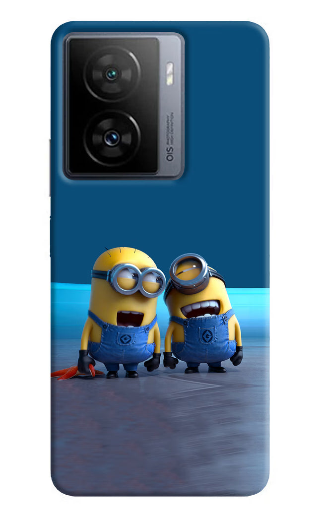 Minion Laughing iQOO Z7s 5G Hard Case Back Cover by Casekaro