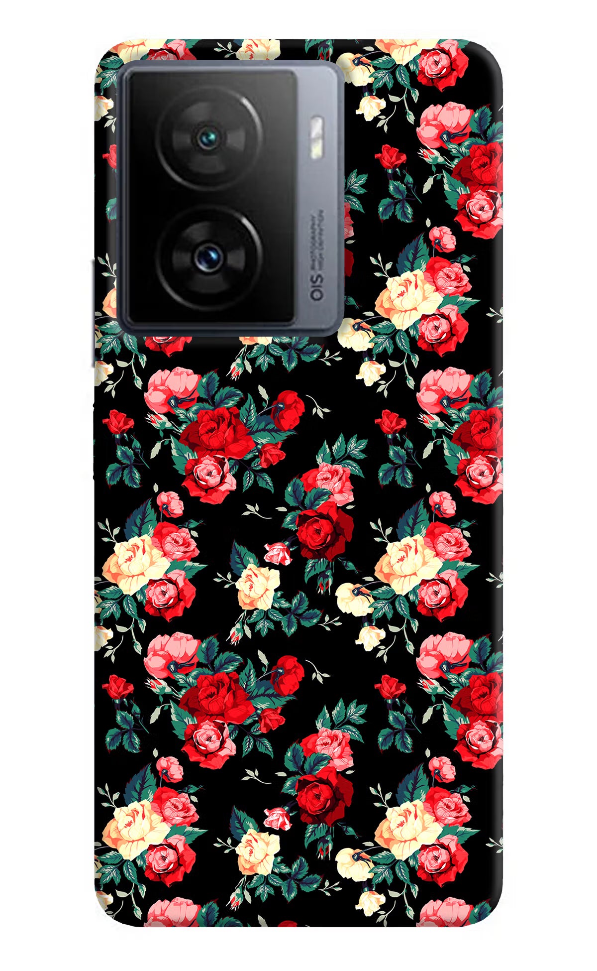 Rose Pattern iQOO Z7s 5G Back Cover