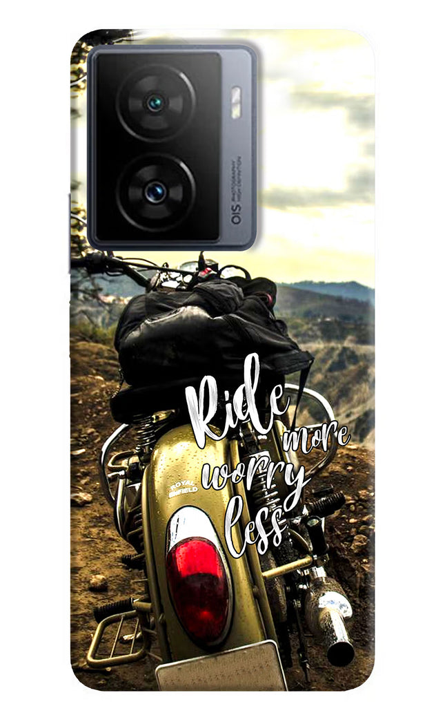 Ride More Worry Less iQOO Z7s 5G Hard Case Back Cover by Casekaro