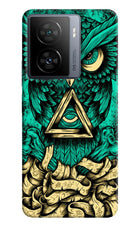 Green Owl iQOO Z7s 5G Hard Case Back Cover by Casekaro