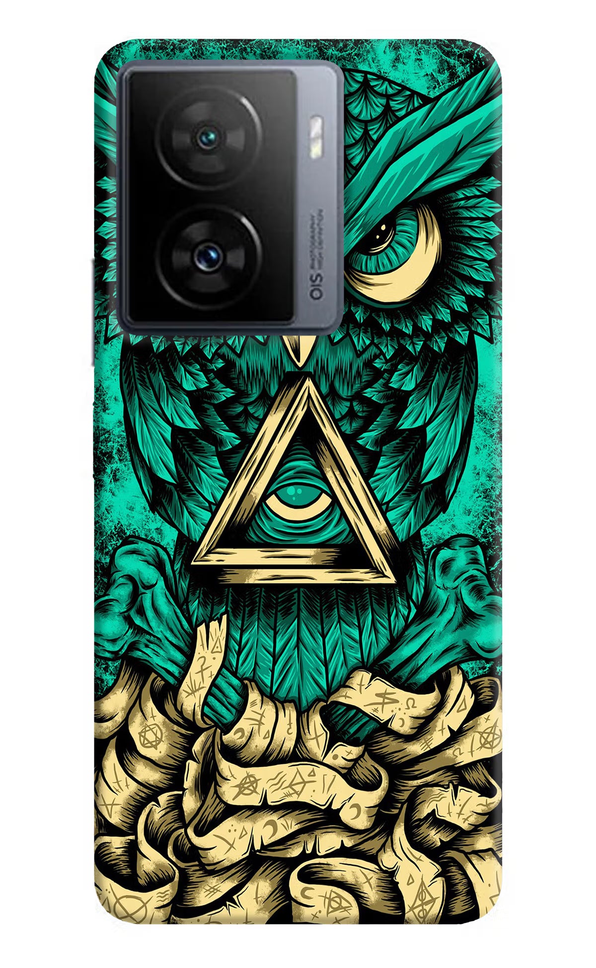 Green Owl iQOO Z7s 5G Back Cover