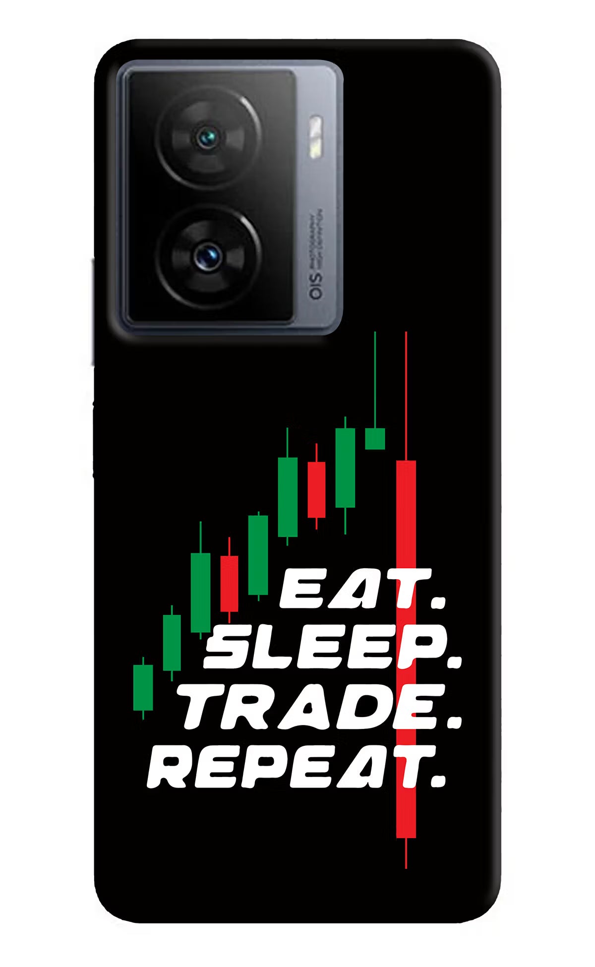 Eat Sleep Trade Repeat iQOO Z7s 5G Back Cover