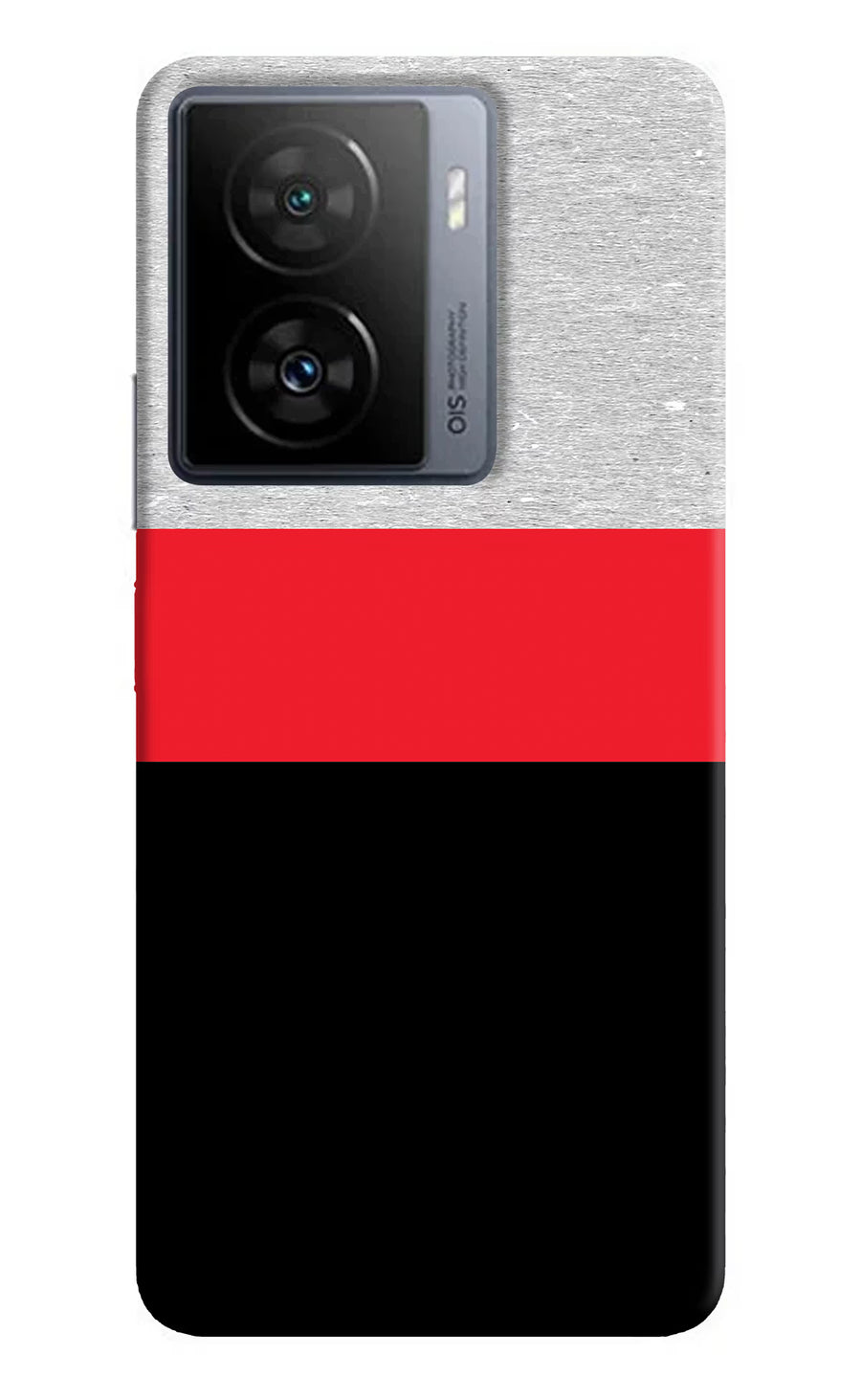 Tri Color Pattern iQOO Z7s 5G Back Cover, Hard case