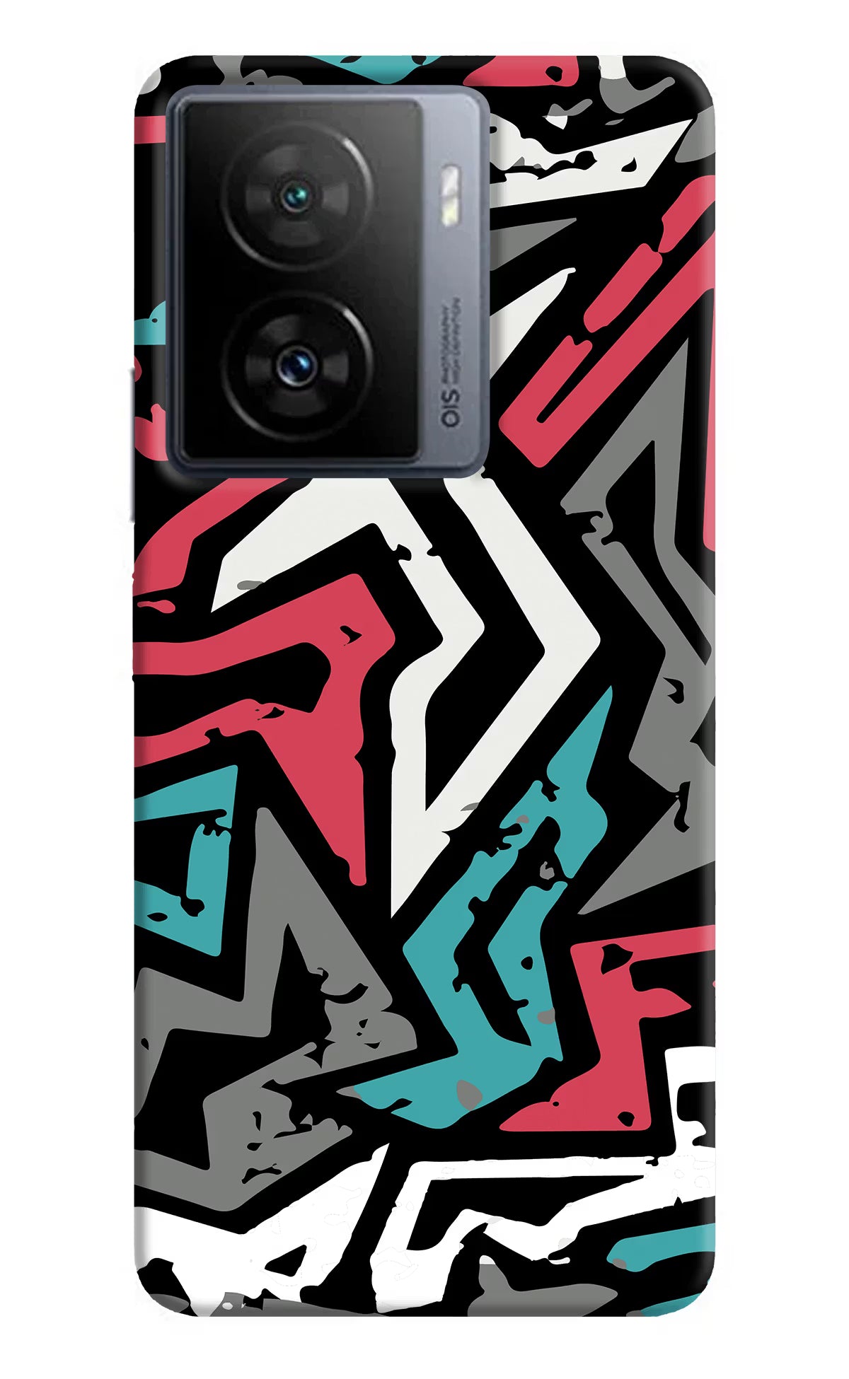 Geometric Graffiti iQOO Z7s 5G Back Cover