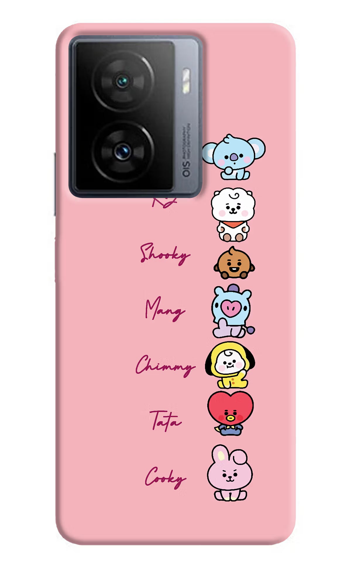 BTS names iQOO Z7s 5G Back Cover