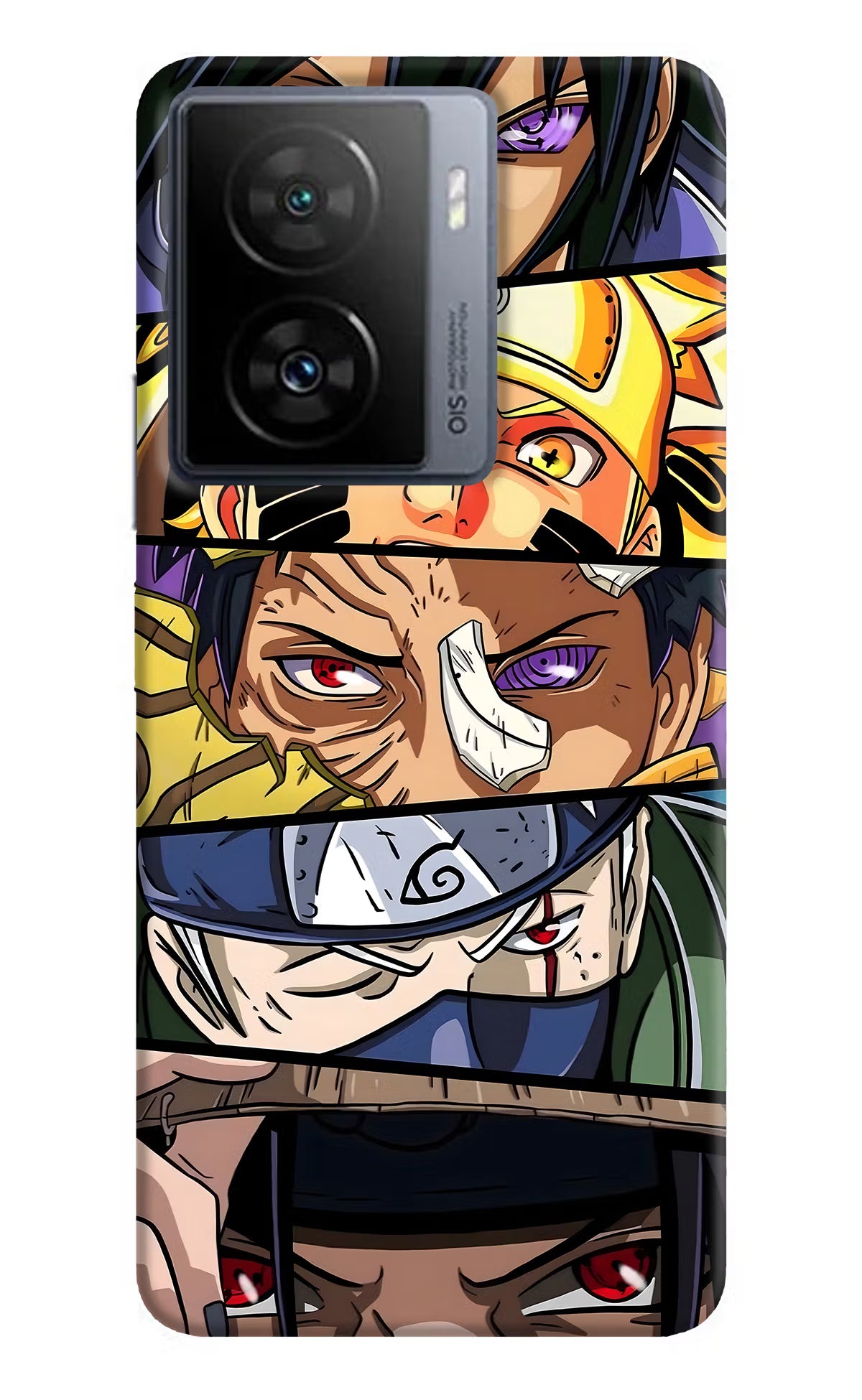 Naruto Character iQOO Z7s 5G Back Cover