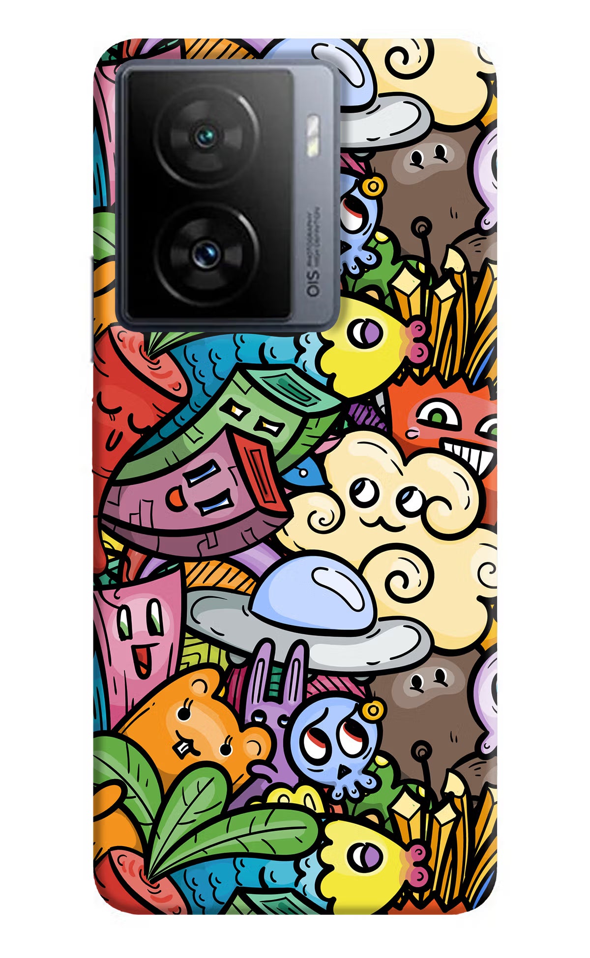 Veggie Doodle iQOO Z7s 5G Back Cover