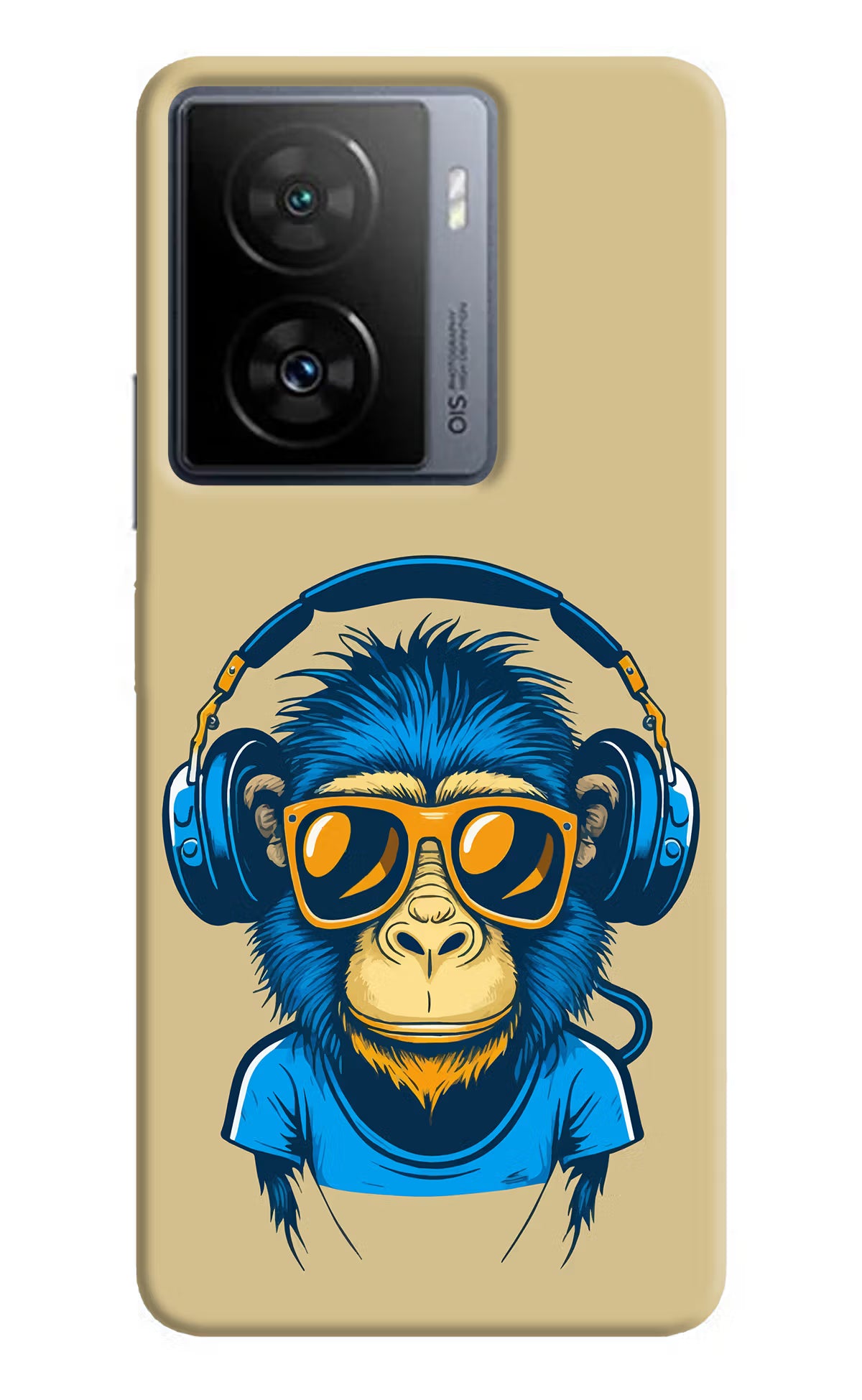 Monkey Headphone iQOO Z7s 5G Back Cover