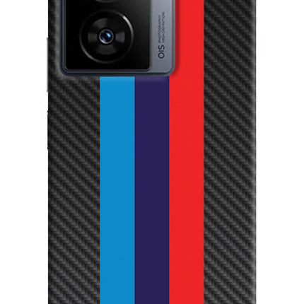 BMW Stripes Pattern iQOO Z7s 5G Hard Case Back Cover by Casekaro
