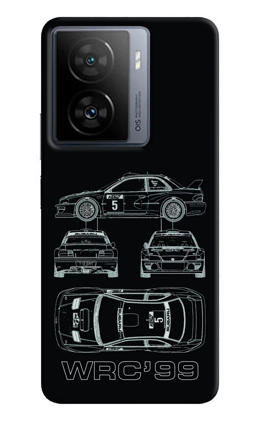 WRC'99 iQOO Z7s 5G Back Cover, Hard case