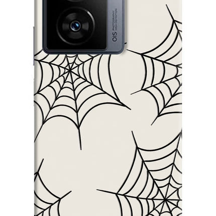 Spider Web iQOO Z7s 5G Hard Case Back Cover by Casekaro