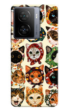 Cool Cat iQOO Z7s 5G Hard Case Back Cover by Casekaro