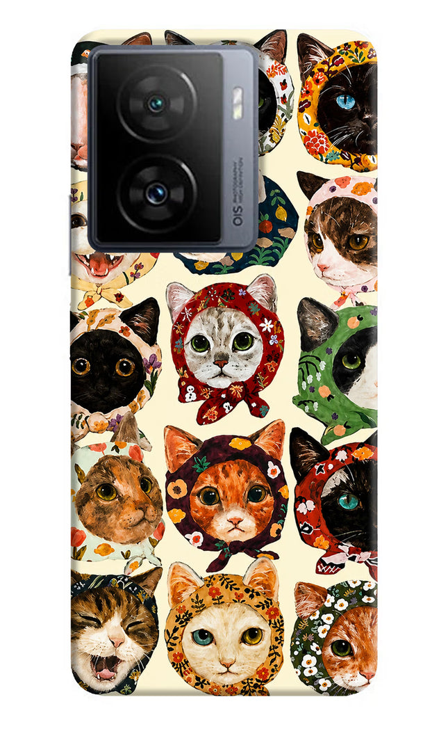 Cool Cat iQOO Z7s 5G Hard Case Back Cover by Casekaro
