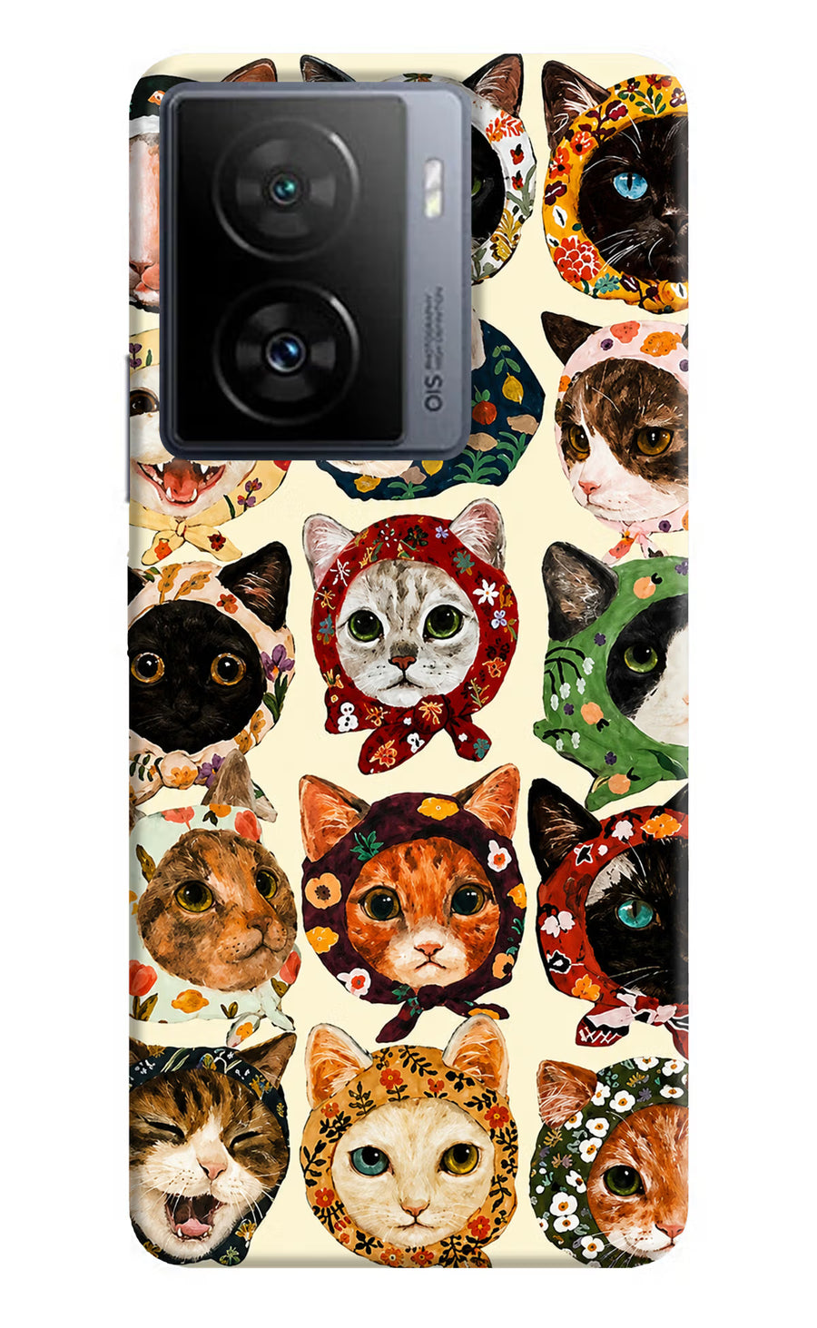 Cool Cat iQOO Z7s 5G Back Cover, Hard case
