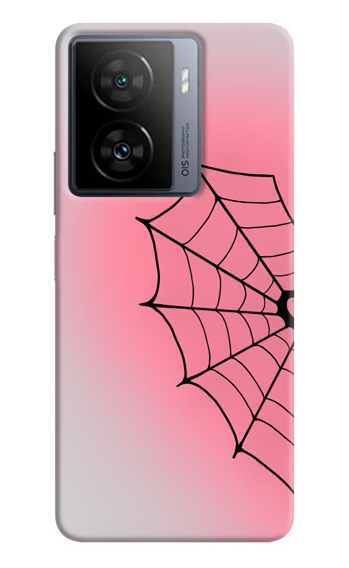 Pink Web iQOO Z7s 5G Back Cover