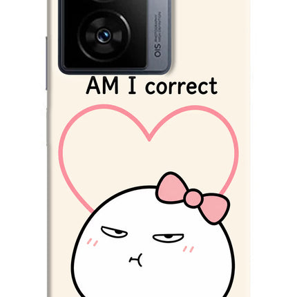 Always Right iQOO Z7s 5G Hard Case Back Cover by Casekaro