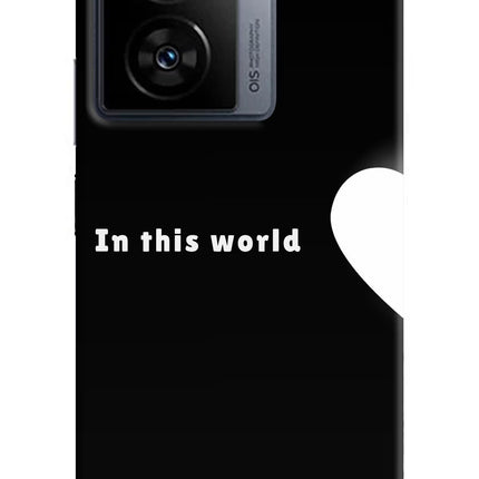 This World iQOO Z7s 5G Hard Case Back Cover by Casekaro