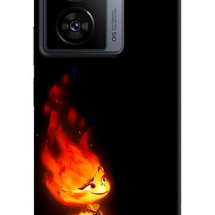 Ember Flame iQOO Z7s 5G Hard Case Back Cover by Casekaro