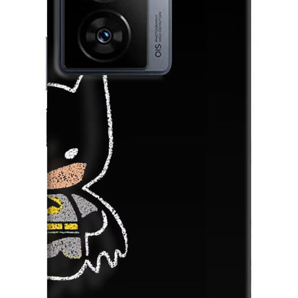 Bat Kitty iQOO Z7s 5G Hard Case Back Cover by Casekaro