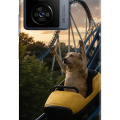Rollercoaster Dog iQOO Z7s 5G Hard Case Back Cover by Casekaro