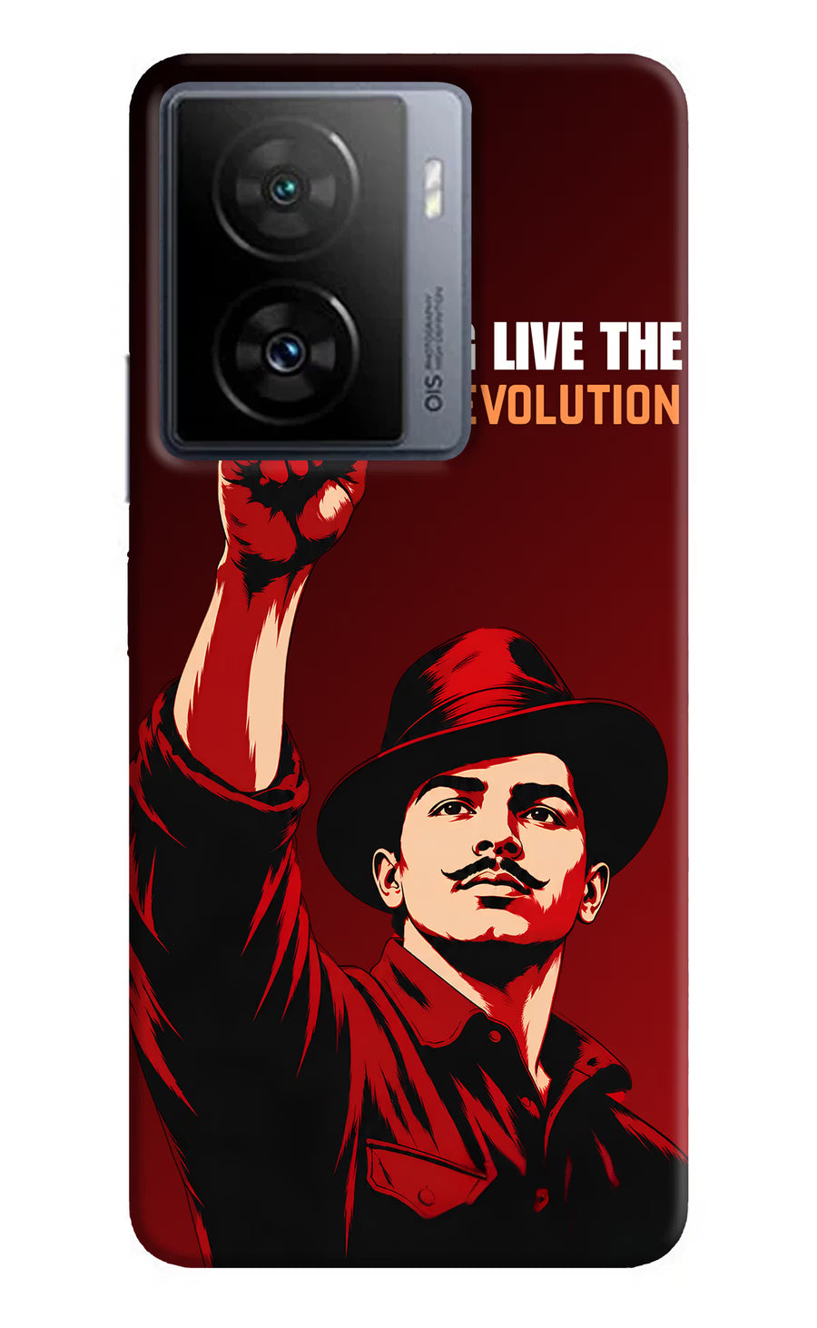 Bhagat Singh Revolution iQOO Z7s 5G Back Cover, Hard case