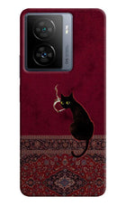 Midnight Cat iQOO Z7s 5G Hard Case Back Cover by Casekaro