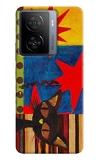 Pop Cat iQOO Z7s 5G Hard Case Back Cover by Casekaro