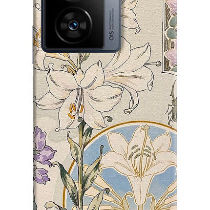 White Lily iQOO Z7s 5G Hard Case Back Cover by Casekaro