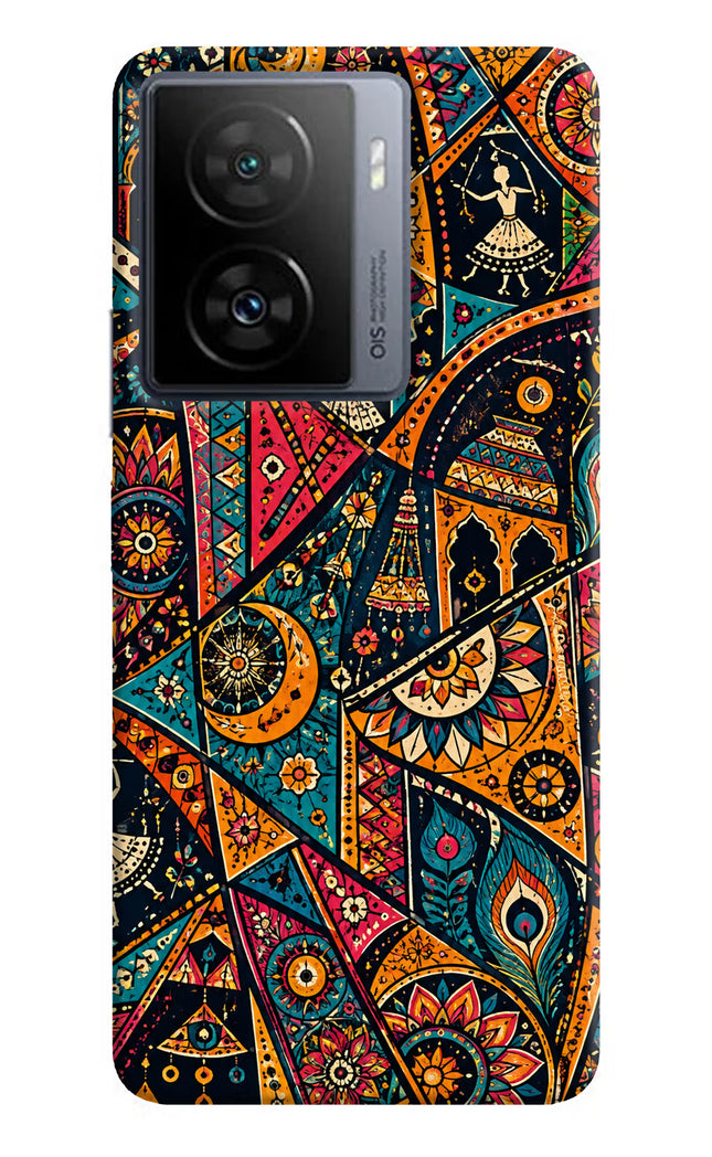 Folk Print iQOO Z7s 5G Hard Case Back Cover by Casekaro