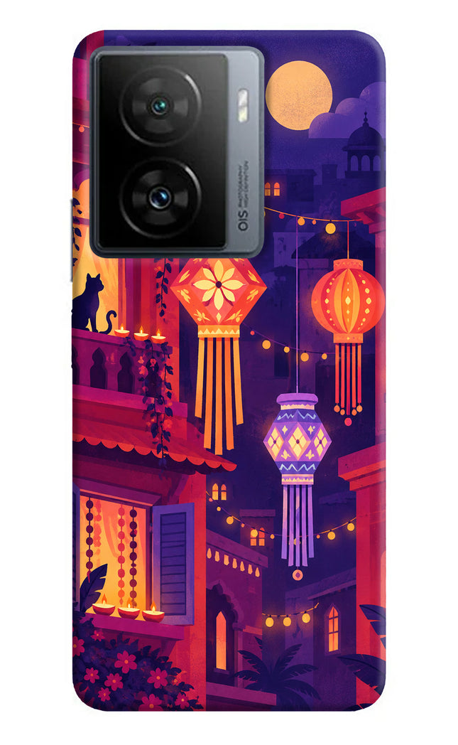 Lantern Lane iQOO Z7s 5G Hard Case Back Cover by Casekaro